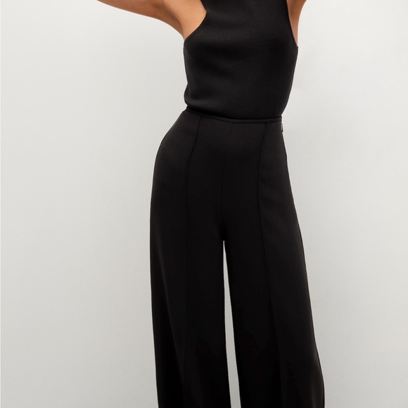 Black Flowy Palazzo Pants - Picture 6 of 6